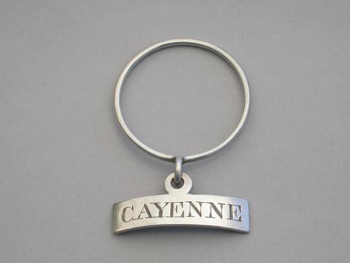 George III Silver Neck Ring Sauce Label 'Cayenne' by S & G Whitford, London, 1804 (1 of 6) George III Silver Neck Ring Sauce Label 'Cayenne' by S & G Whitford, London, 1804 (1 of 6)