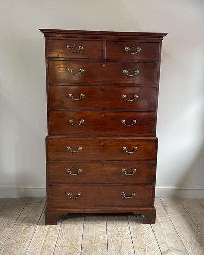 George III Mahogany Chest on Chest (1 of 8)