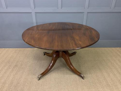 Large Georgian Mahogany Tilt Top Table c.1800 (1 of 11)