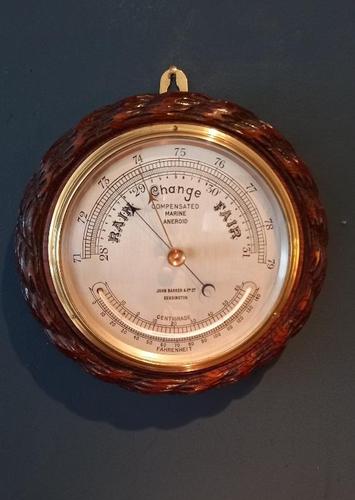 Antique Barker of Kensington Marine Barometer (1 of 8) Antique Barker of Kensington Marine Barometer (1 of 8)