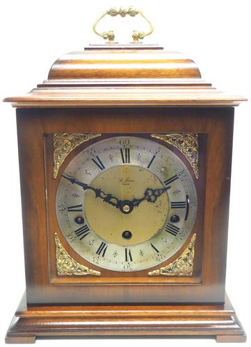 Incredible Sold Mahogany Mantel Clock Westminster Chime Triple Musical Bracket Clock by St James London (1 of 11)