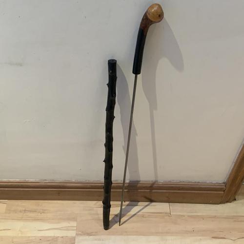Irish Blackthorn Walking Stick Sword Stick (1 of 16) Irish Blackthorn Walking Stick Sword Stick (1 of 16)