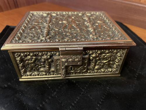 Erhard & Sohne Brass Table Casket (1 of 8) Erhard & Sohne Brass Table Casket (1 of 8)