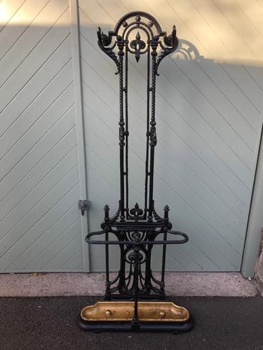 Victorian Cast Iron Hall Stand (1 of 9) Victorian Cast Iron Hall Stand (1 of 9)