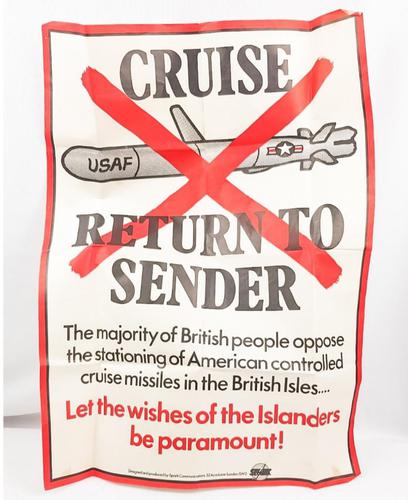 1950s Return to Sender Cruise Missle Poster (1 of 2) 1950s Return to Sender Cruise Missle Poster (1 of 2)