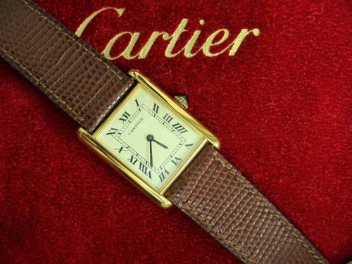 Cartier Gents Tank Wristwatch (1 of 5) Cartier Gents Tank Wristwatch (1 of 5)