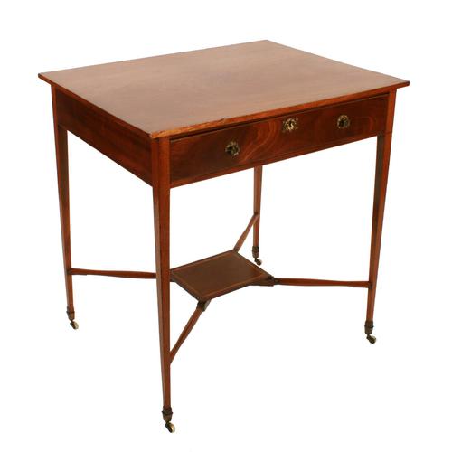 Georgian One Drawer Side Table (1 of 8) Georgian One Drawer Side Table (1 of 8)