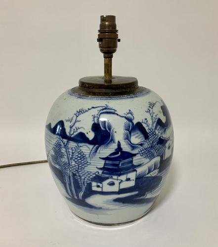 Antique Chinese Ginger Jar Table Lamp (1 of 9)