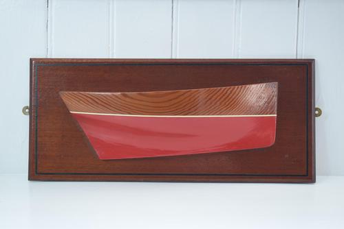 Cornish Fowey Lugger Wooden Half Hull Model (1 of 10) Cornish Fowey Lugger Wooden Half Hull Model (1 of 10)