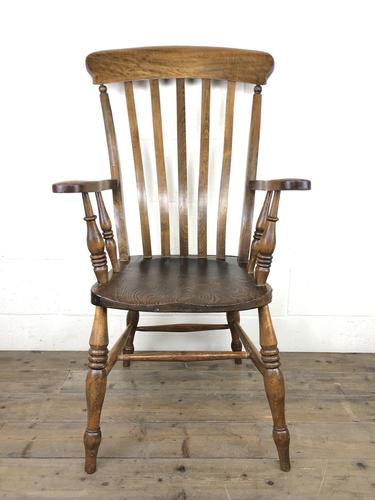 Victorian Ash & Elm Windsor Armchair (1 of 12)