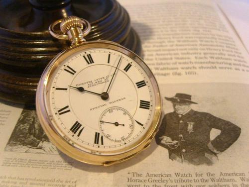 Antique Pocket Watch 1903 Special Waltham 10ct Rose Gold Filled Fwo (1 of 12)