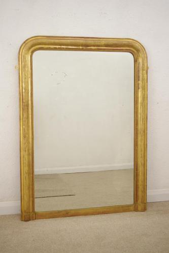 19th Century French Louis Phillipe Style Gilt Overmantle Mirror (1 of 11)