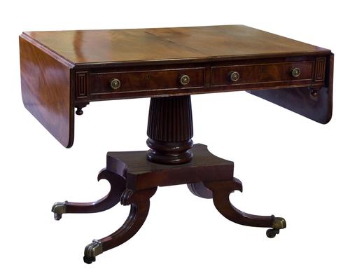 George IV Mahogany Sofa Table (1 of 9) George IV Mahogany Sofa Table (1 of 9)