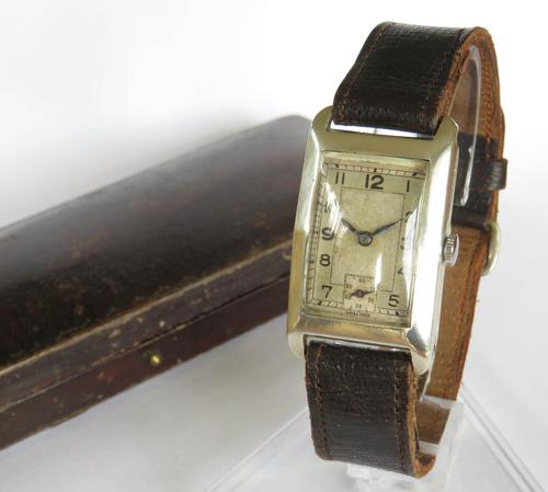 Silver Mid-size Wrist Watch, 1935 (1 of 6)