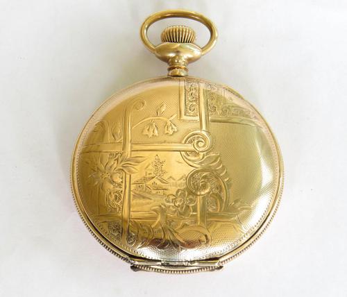 Antique United States Watch Co Hunter Pocket Watch (1 of 5)