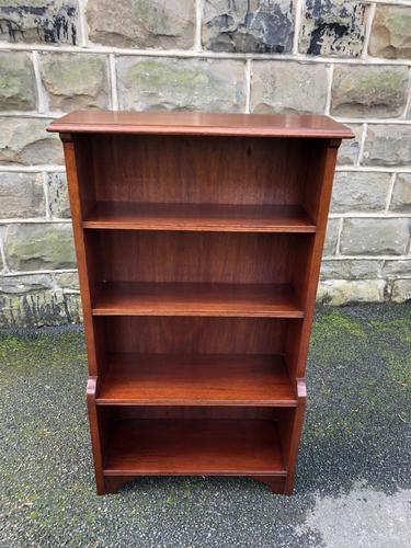 Antique Slim Mahogany Open Bookcase (1 of 9)