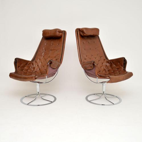 Pair of Vintage Leather Swivel ‘Jetson’ Armchairs by Bruno Mathsson (1 of 11) Pair of Vintage Leather Swivel ‘Jetson’ Armchairs by Bruno Mathsson (1 of 11)