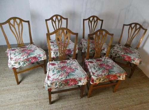 Set of Six 18thc Elm Chairs (1 of 8)