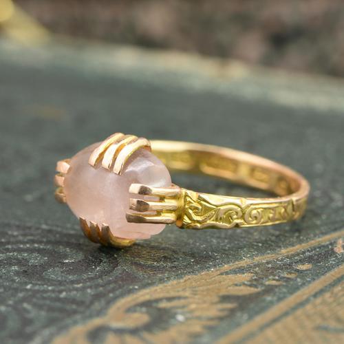 The Antique Victorian 1866 Ornate Moonstone Ring (1 of 5) The Antique Victorian 1866 Ornate Moonstone Ring (1 of 5)