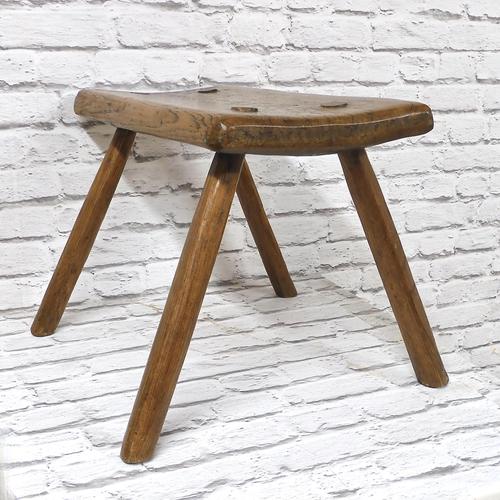 Elm-seated Country Stool (1 of 6)