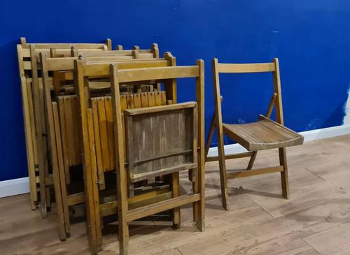 18 Mid Century Vintage RAF Campaign Folding Chairs (1 of 5) 18 Mid Century Vintage RAF Campaign Folding Chairs (1 of 5)