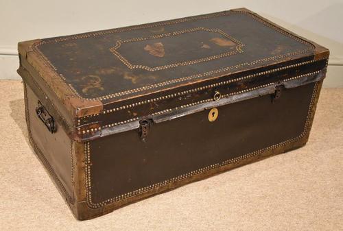 Early 19th Century Coaching Trunk (1 of 6) Early 19th Century Coaching Trunk (1 of 6)