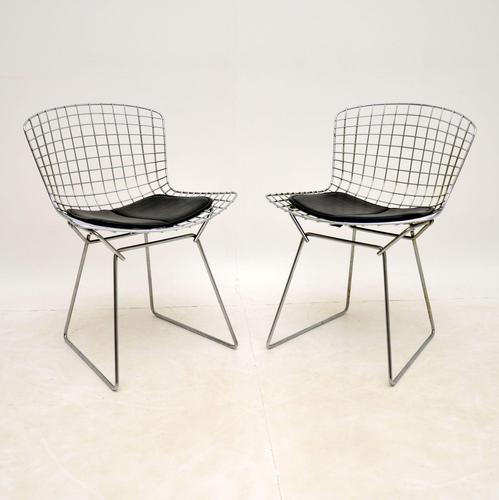 Pair of Vintage Wire Chairs by Harry Bertoia (1 of 10) Pair of Vintage Wire Chairs by Harry Bertoia (1 of 10)