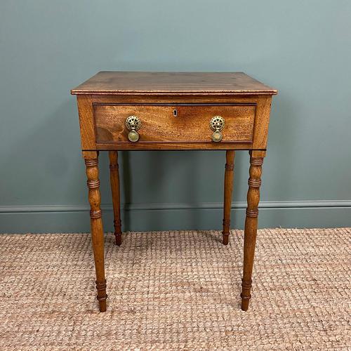 Regency Mahogany Antique Lamp Table (1 of 9)