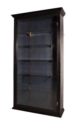 Ebonised Display Cabinet (1 of 9) Ebonised Display Cabinet (1 of 9)