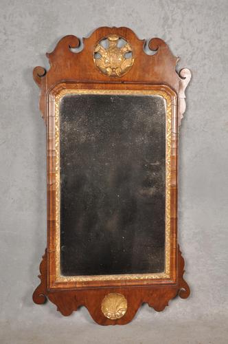 18th Century Walnut & Giltwood Mirror (1 of 7) 18th Century Walnut & Giltwood Mirror (1 of 7)