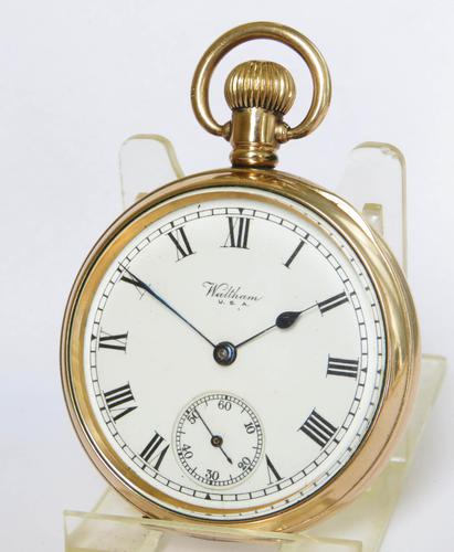 Antique 1917 Waltham Traveler Pocket Watch (1 of 5)