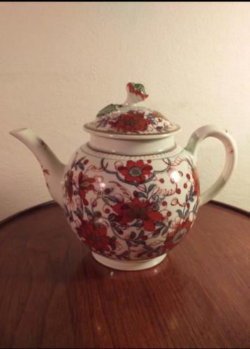 First Period Dr Wall Worcester Teapot (1 of 9)