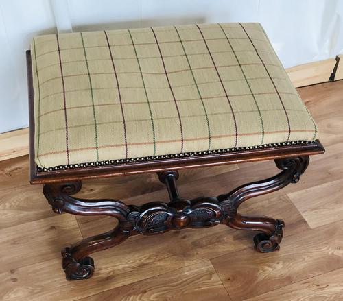 Regency Mahogany Stool (1 of 5)