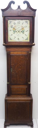 18th Century Longcase Clock Fine Welsh Oak Bala Grandfather Clock Painted Dial c.1844 (1 of 13) 18th Century Longcase Clock Fine Welsh Oak Bala Grandfather Clock Painted Dial c.1844 (1 of 13)