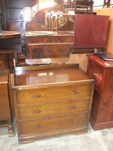 3 Drawer Oak Dressing Chest (1 of 3)