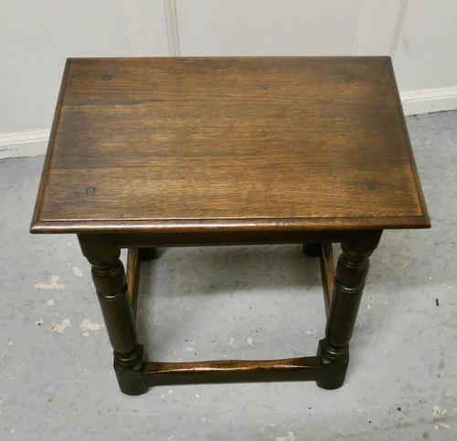 19th Century Oak Joint Stool (1 of 5)