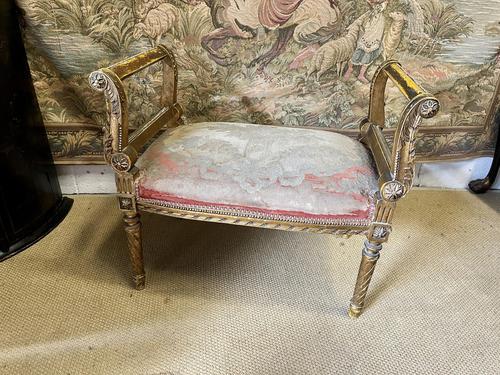 19th Century Gilt Window Seat (1 of 6) 19th Century Gilt Window Seat (1 of 6)