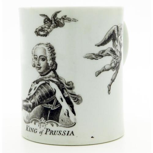 Worcester Porcelain Royal Commemorative Frederick II Tankard 18th Century / Early 19th Century (1 of 10) Worcester Porcelain Royal Commemorative Frederick II Tankard 18th Century / Early 19th Century (1 of 10)