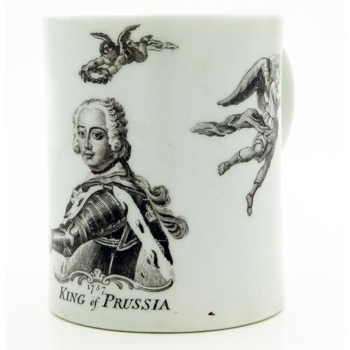 Worcester Porcelain Royal Commemorative Frederick II Tankard 18th Century / Early 19th Century (1 of 10)