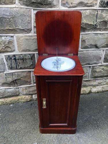 Antique Mahogany Bedside Cabinet (1 of 10)