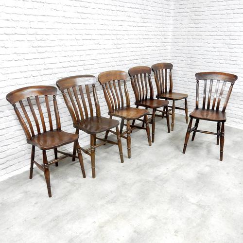 Harlequin Set of 6 Windsor Kitchen Chairs (1 of 5)