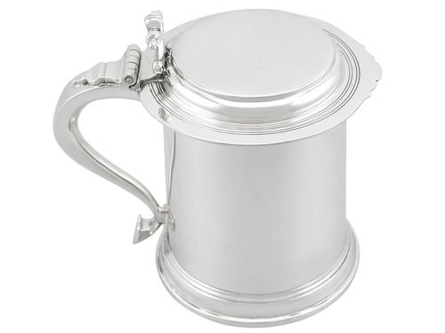 Sterling Silver Tankard by Edward Barnard & Sons Ltd - George V 1935 (1 of 9) Sterling Silver Tankard by Edward Barnard & Sons Ltd - George V 1935 (1 of 9)