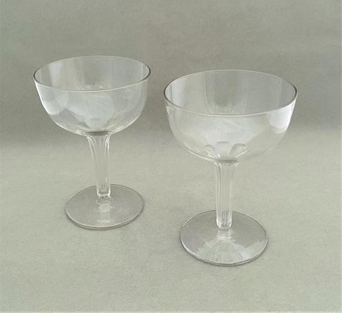 Pair of Hollow Stem Champagne Glasses (1 of 4)