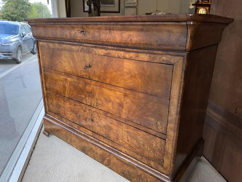 French Louis Philippe Commode in Burr Walnut (1 of 7)