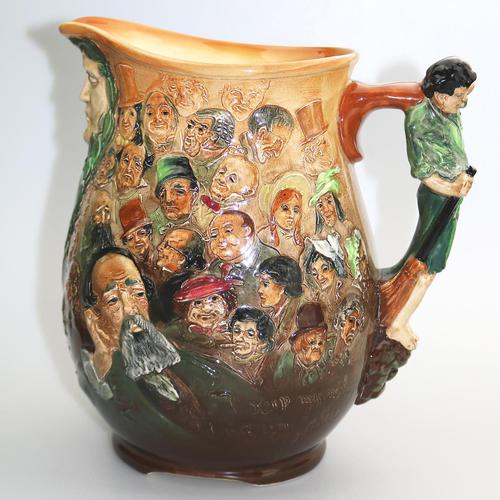 Fine & Large Royal Doulton Dickens Dream Novelty Jug by Noke c.1933 (1 of 10) Fine & Large Royal Doulton Dickens Dream Novelty Jug by Noke c.1933 (1 of 10)