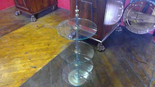 Rare Antique Brass Scottish Tiered Shop Fitting (1 of 7) Rare Antique Brass Scottish Tiered Shop Fitting (1 of 7)