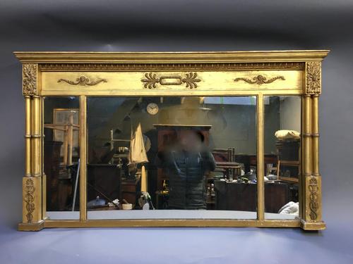 19th Century Gilt Overmantel Mirror (1 of 10)