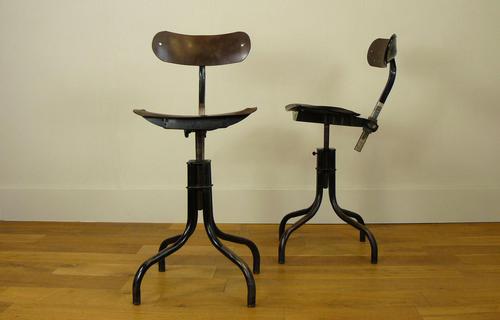 Vintage Tansad Workshop Swivel Machinist’s Work Chairs - We Have 1 Remaining (1 of 14)