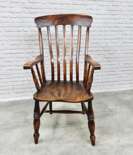 Large Grandfather Windsor Slatback Armchair (1 of 7)