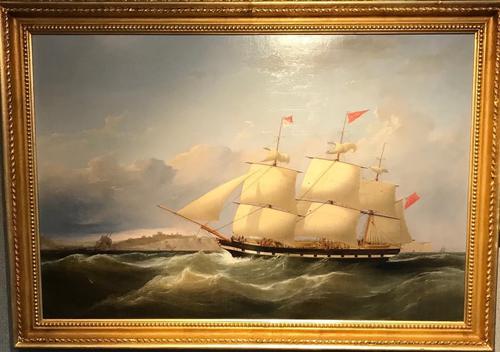 The Acadia off Dover - Oil Painting by Samuel Walters 1846 (1 of 4)